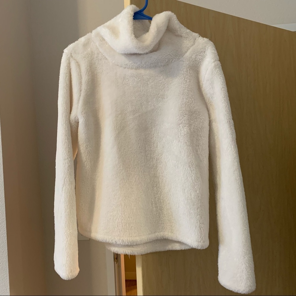 White Fuzzy Sweater